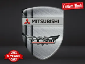 Mitsubishi Stickers Fenêtre Auto Max Durable Style Professionnel